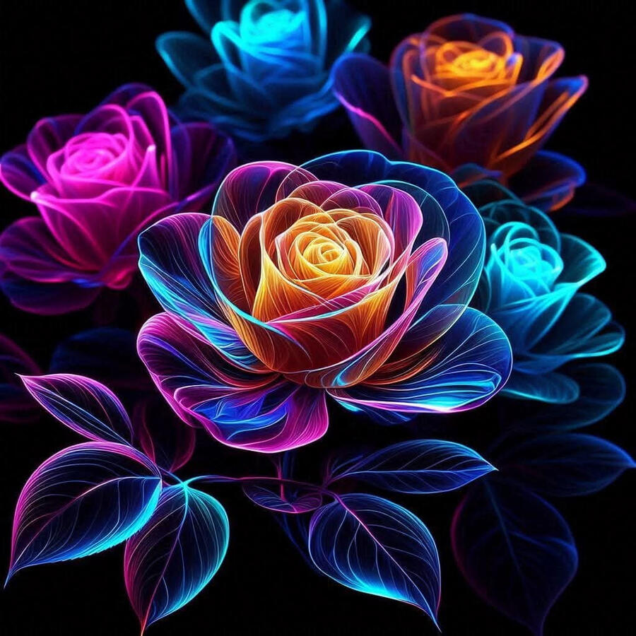 Glowing Flower